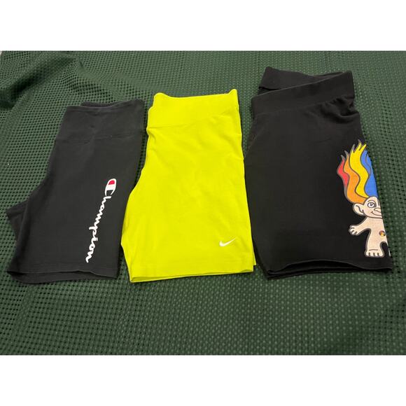 Nike shorts biker shorts lot Nike 1X champion 2XL Torrid trolls 2X - Picture 6 of 8